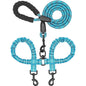 Dual Dog Leash with 360° Swivel – No Tangle Bungee Leash for Two Dogs