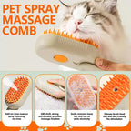 Steam Pet Brush – 3-in-1 Grooming & Hair Removal Comb for Cats & Dogs
