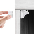 Magnetic Cabinet Locks for Baby Proofing – No Drill Child Safety Latches with Keys