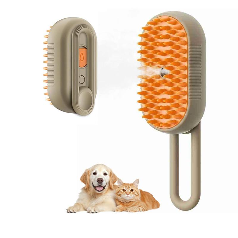 Steam Pet Brush – 3-in-1 Grooming & Hair Removal Comb for Cats & Dogs