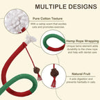 Cat Chew Rope Toys (3-Pack) – Interactive Catnip Toys for Dental Care