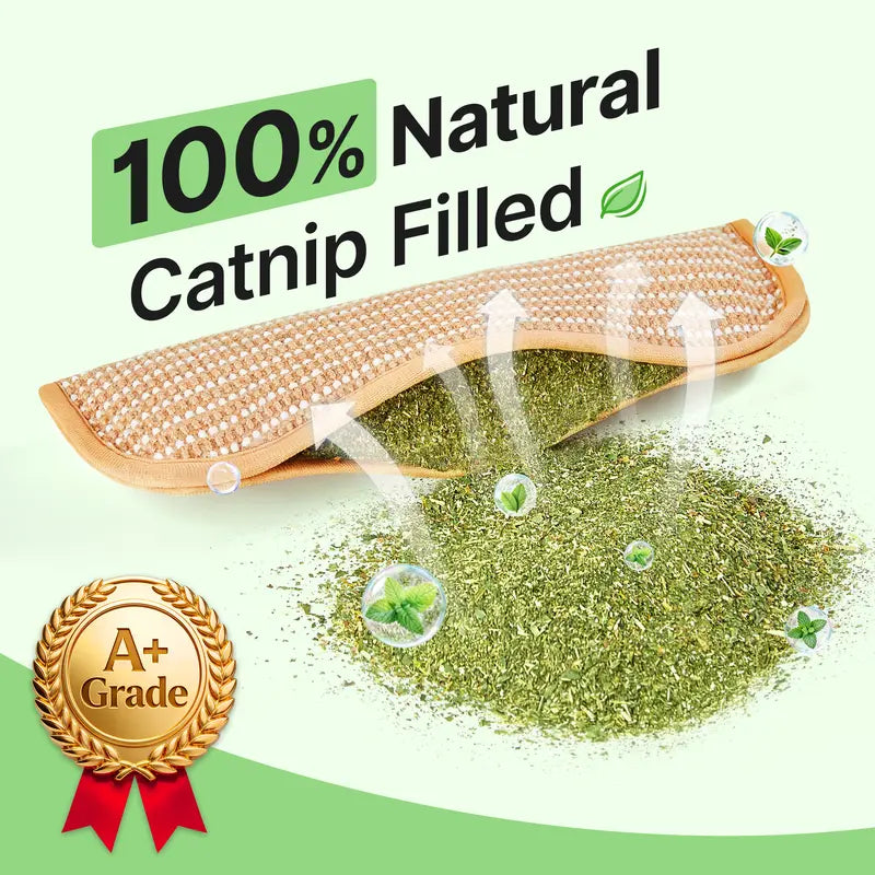 Catnip Chew Toy – Interactive Kicker Toy with Organic Catnip for Indoor Cats