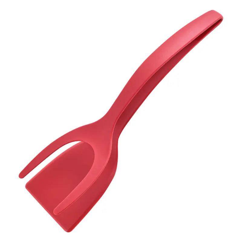 2-in-1 Silicone Spatula Tong – Easy Egg Flipper for Pancakes, Omelets & More