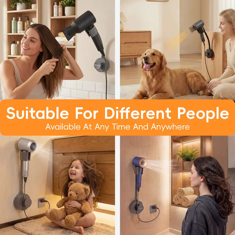 360° Adjustable Hands-Free Hair Dryer Stand