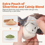 Interactive Flapping Bird Cat Toy – Rechargeable Chirping Toy for Indoor Cats