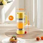Glass Honey Dispenser with Handle – No Drip, No Mess Syrup Server