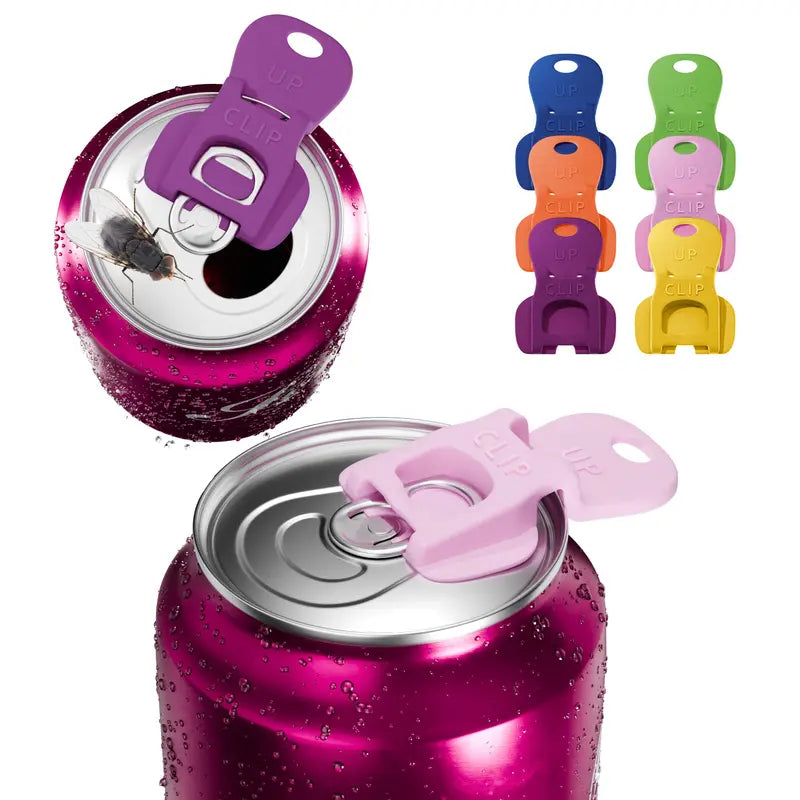 Reusable Soda Can Covers – Easy Open Lids for Bug & Sand Protection