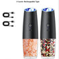 Electric Salt & Pepper Grinder Set – Adjustable Coarseness with LED Light