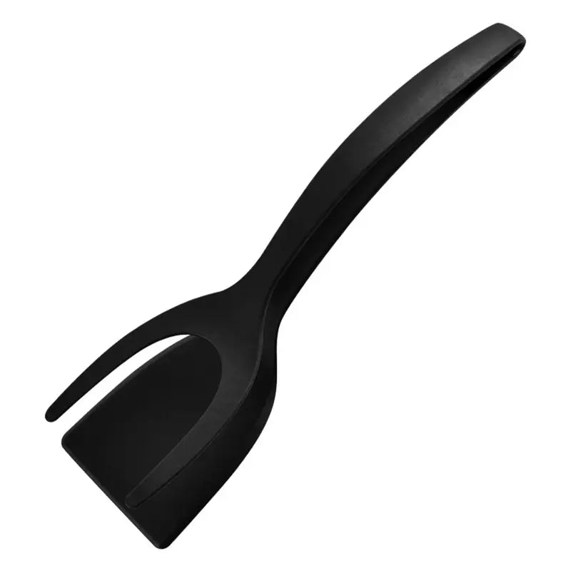 2-in-1 Silicone Spatula Tong – Easy Egg Flipper for Pancakes, Omelets & More