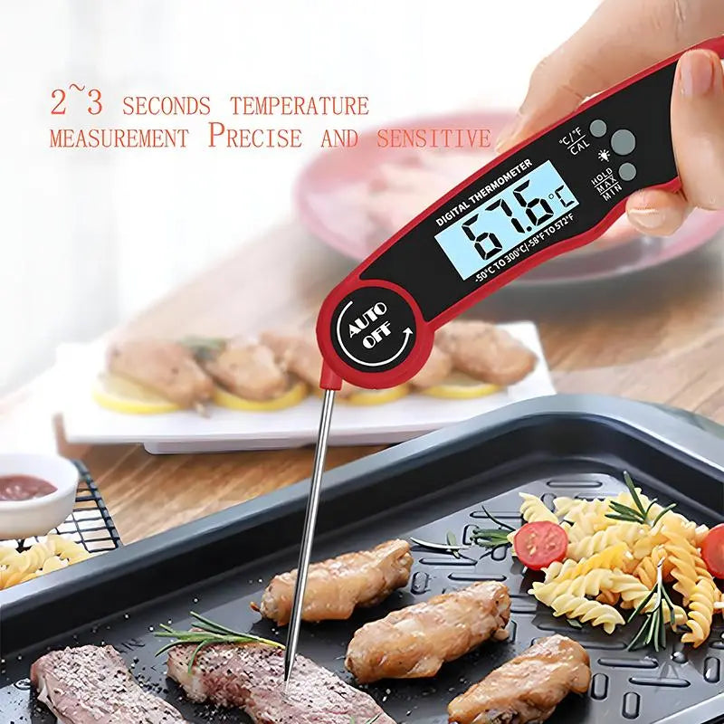 Digital Meat Thermometer – Instant Read Waterproof Kitchen Thermometer