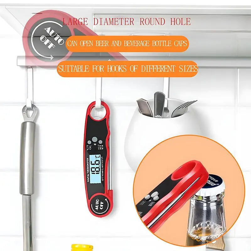Digital Meat Thermometer – Instant Read Waterproof Kitchen Thermometer