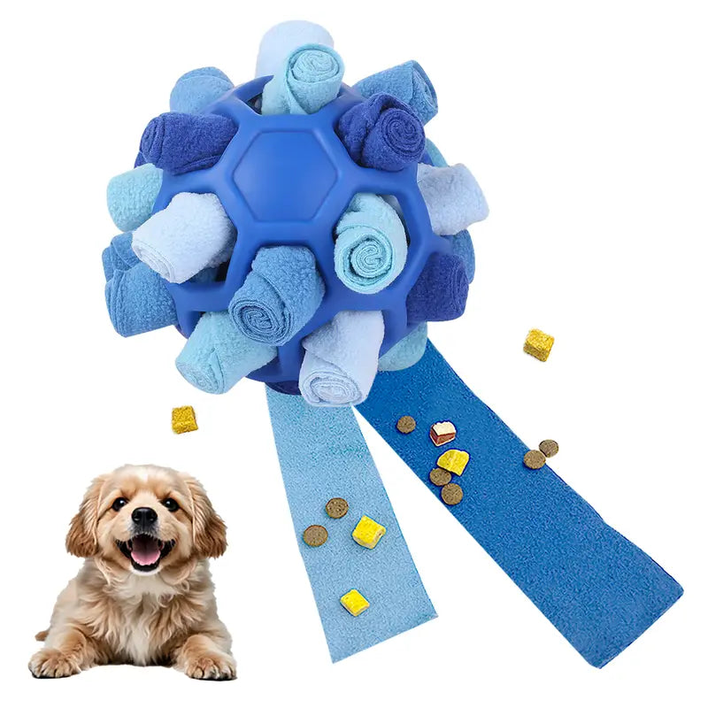 Dog Snuffle Ball Toy – Interactive Puzzle Feeder for Mental Stimulation