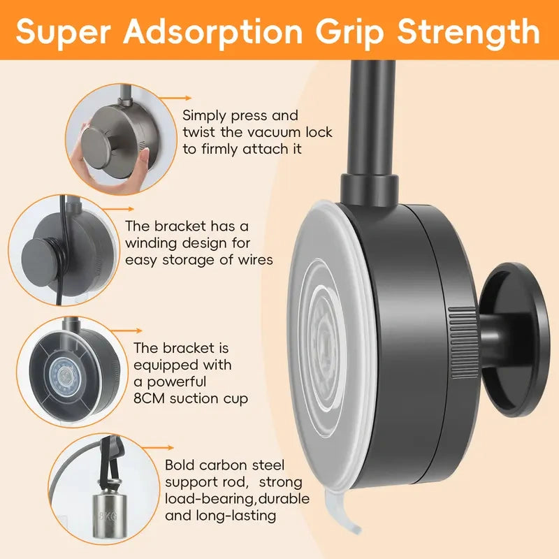 360° Adjustable Hands-Free Hair Dryer Stand