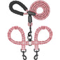 Dual Dog Leash with 360° Swivel – No Tangle Bungee Leash for Two Dogs