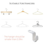 20-Pack Hanger Connector Hooks – Space-Saving Closet Organizer & Hanger Extender