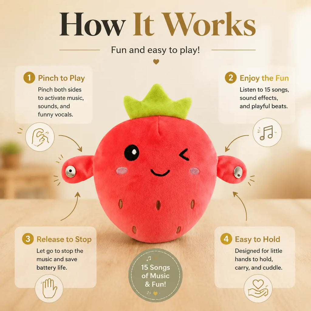 Interactive Touch Music Plush Toy