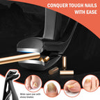 Premium wide jaw toenail clippers for thick hard nails and easy foot care